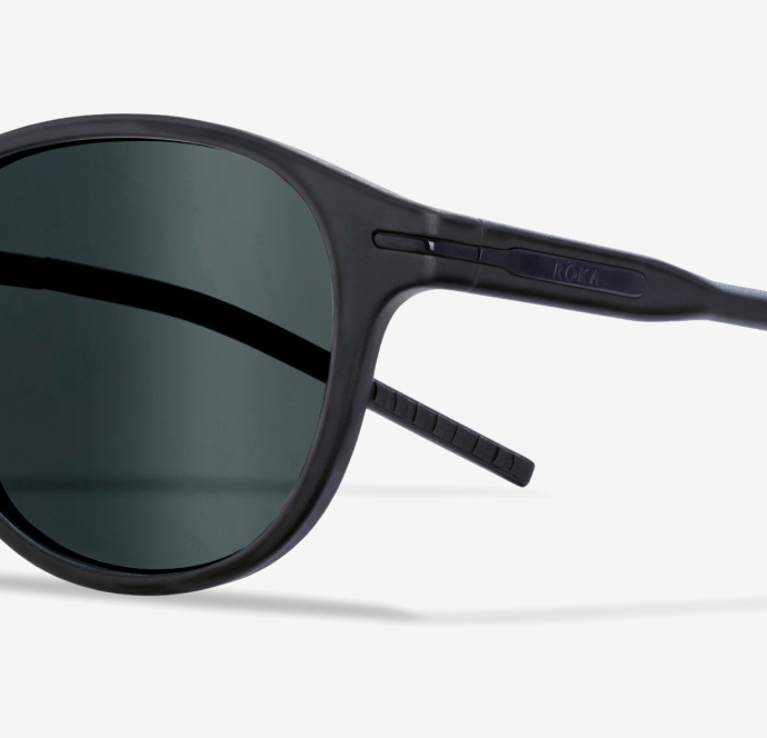 Oslo Prescription Sunglasses | Lightweight Round Glasses | ROKA