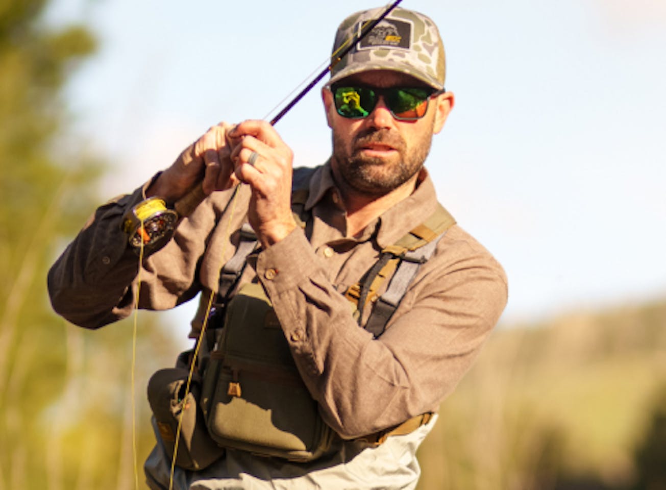 Man fishing