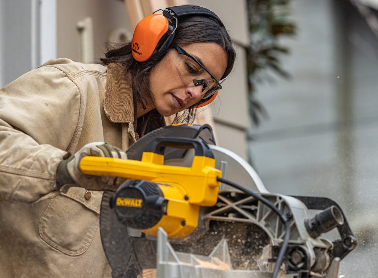 Woman working wearing ROKA glasses