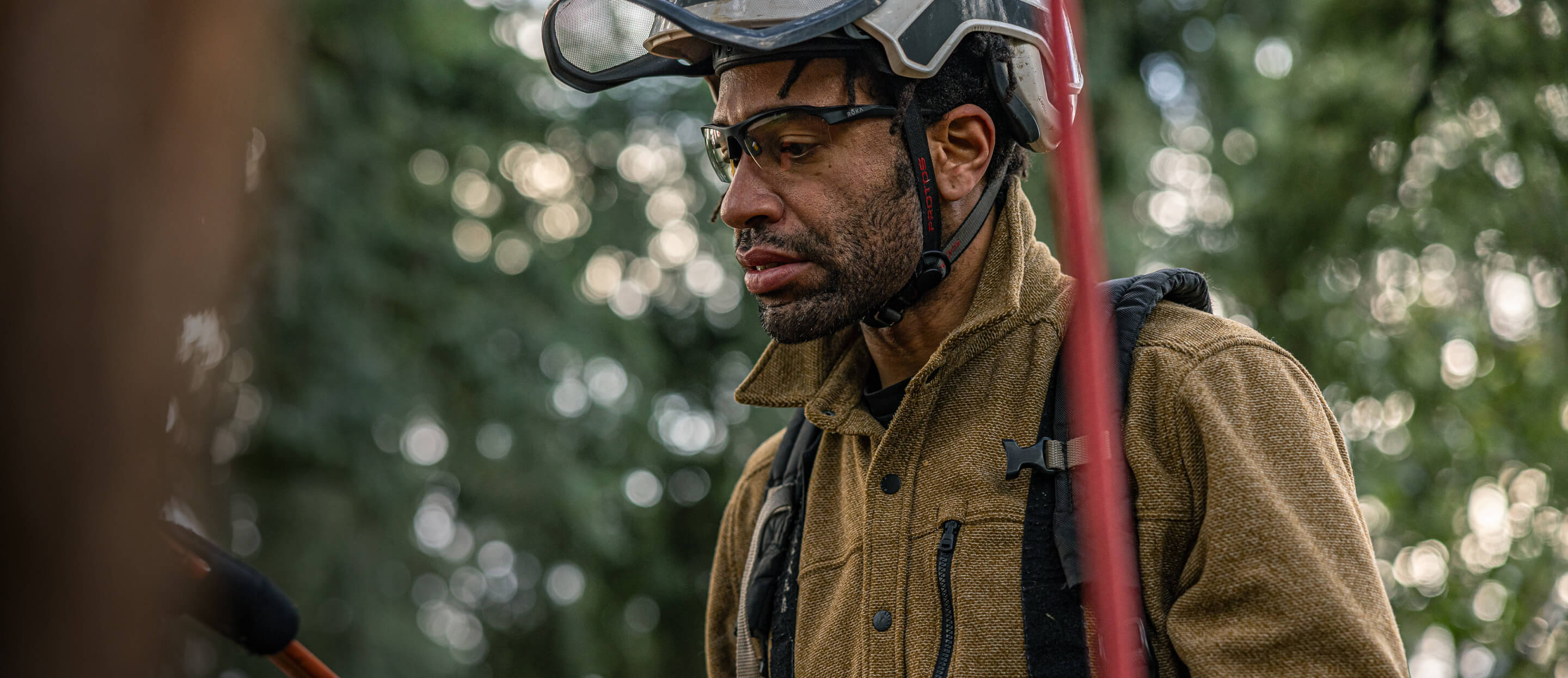 Man in TL-1 sunglasses