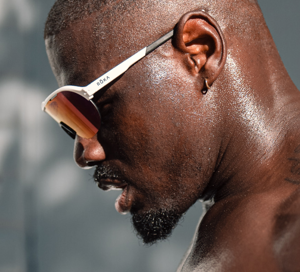 CrossFit Athlete wearing ROKA sunglasses