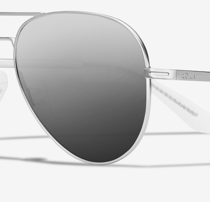 Phantom Sunglasses | Lightweight Titanium Aviator Sunglasses | ROKA