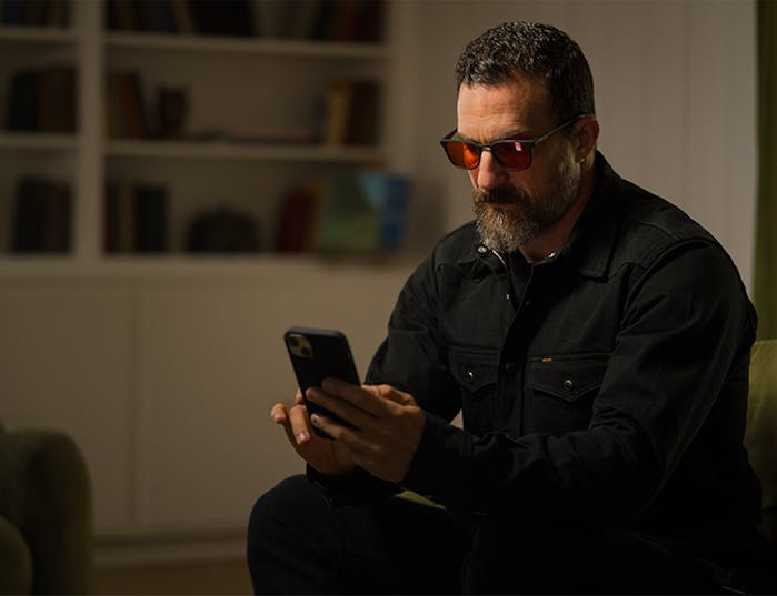 ROKA red lens glasses