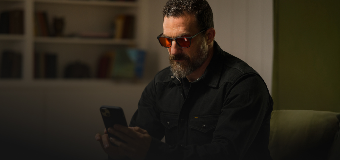 Dr Andrew Huberman wearing ROKA Wind Down™ eyewear.