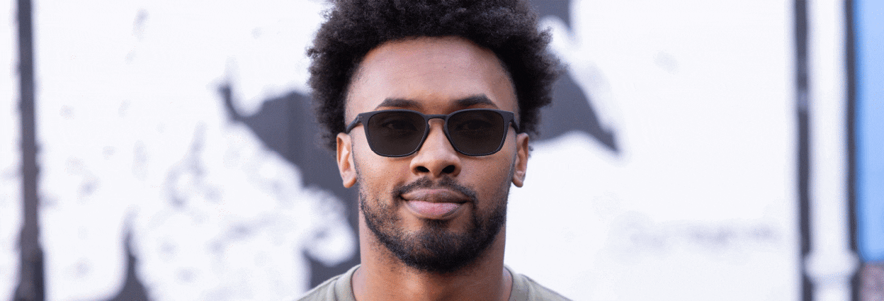Man wearing Rory Sunglasses
