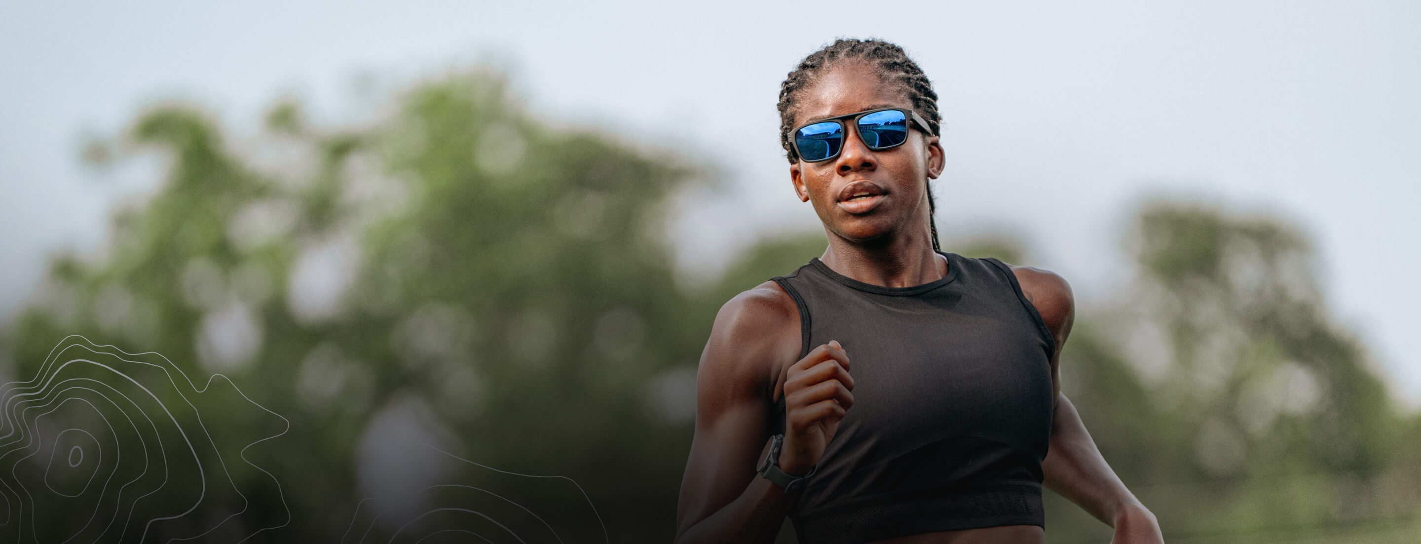 Woman in Estacado Sunglasses