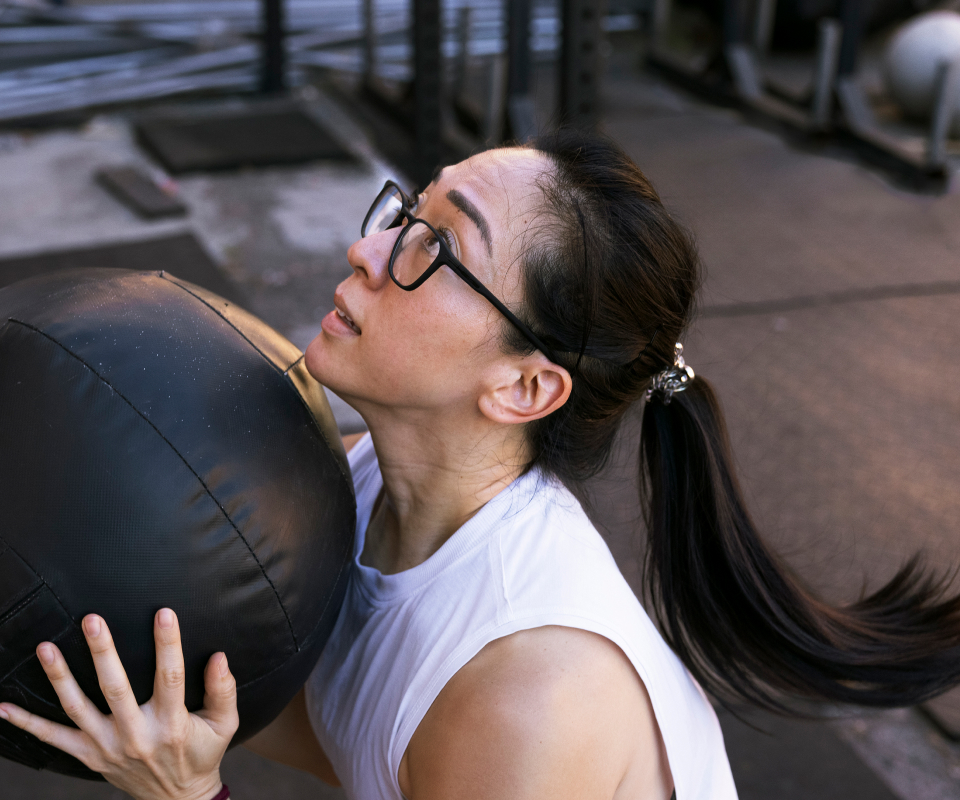woman in Rory eyeglasses
