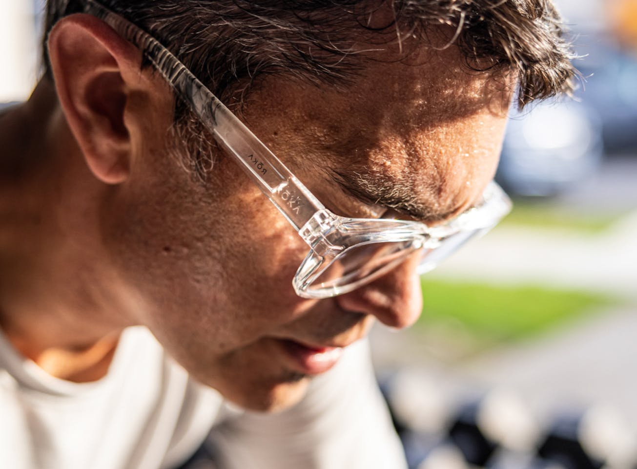 Man in Jackson eyeglasses