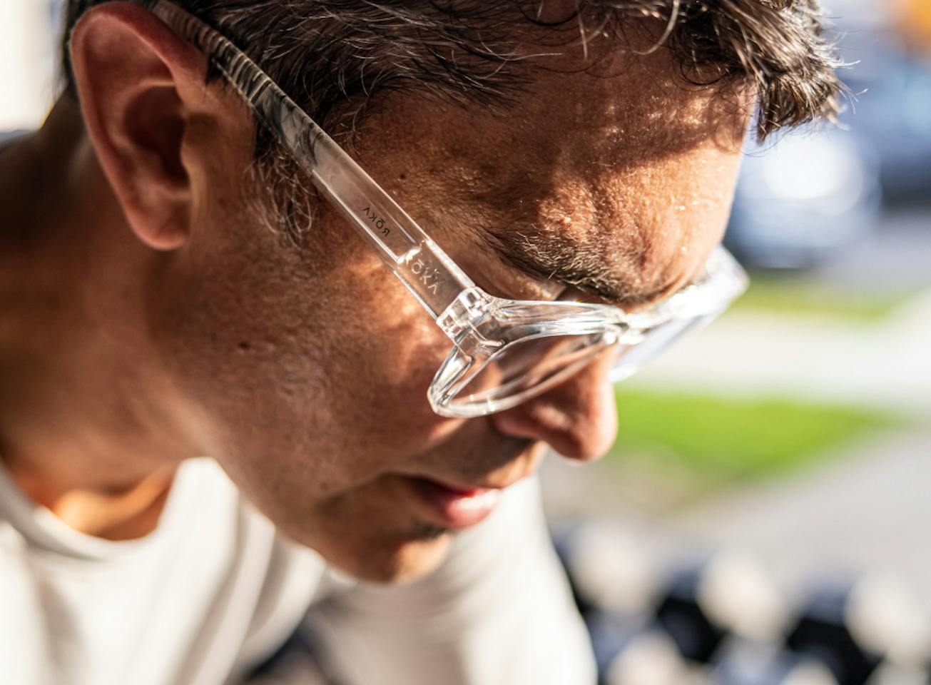 Man in Jackson eyeglasses