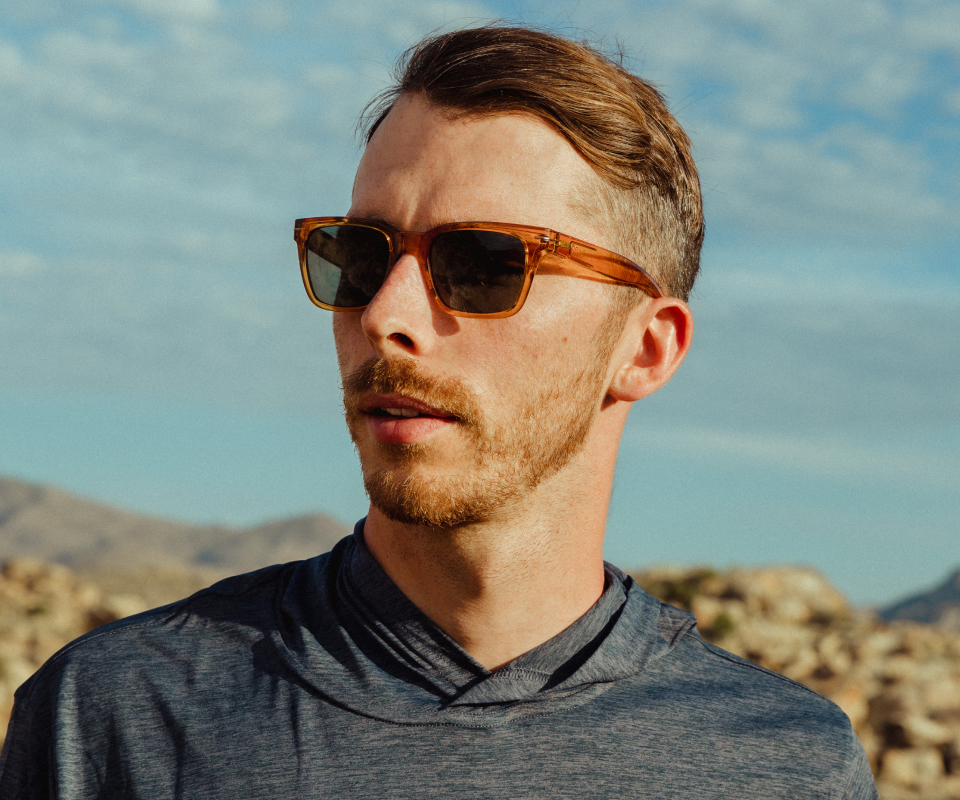 Man wearing Lockhart Sunglasses
