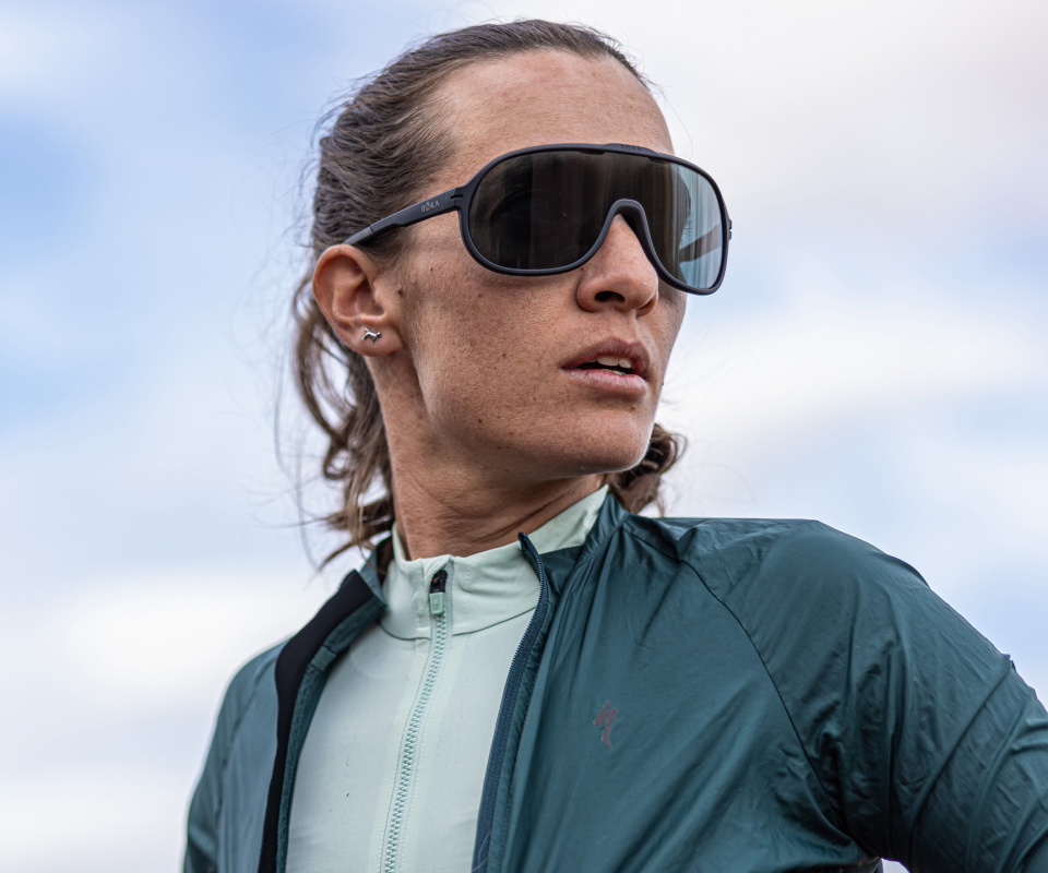 Woman wearing San Remo Sunglasses