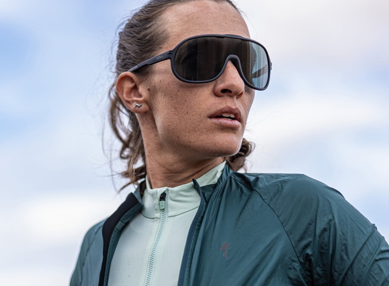 Woman wearing San Remo Sunglasses