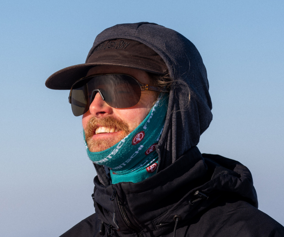 Man wearing San Remo Air sunglasses