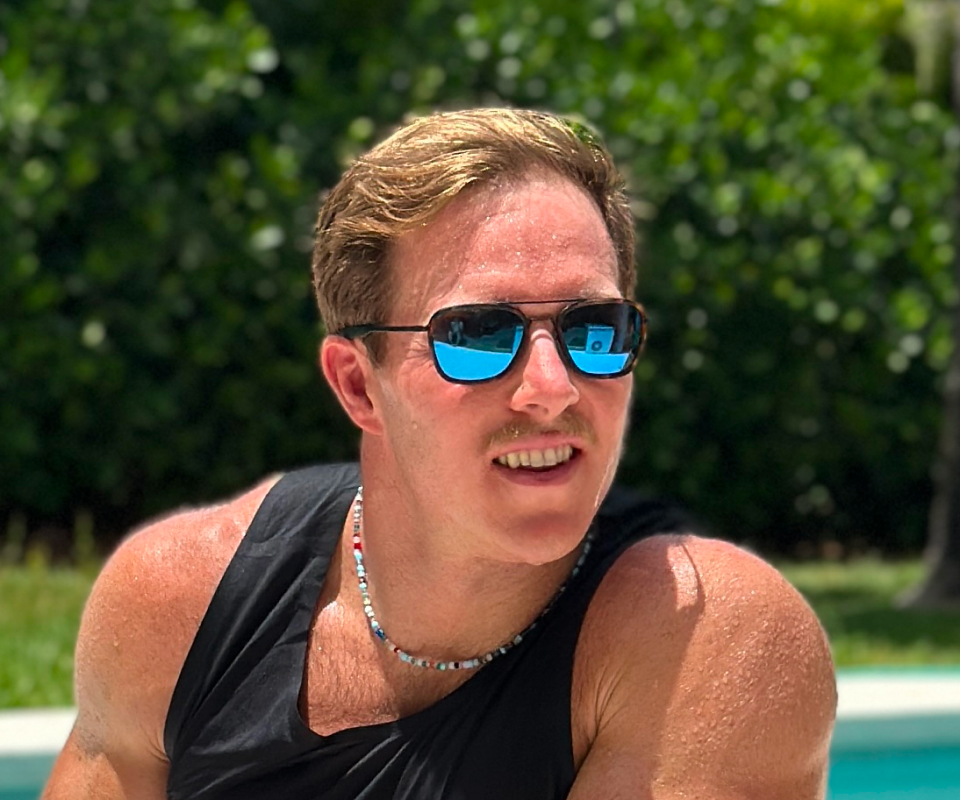 Man wearing Falcon Fusion sunglasses