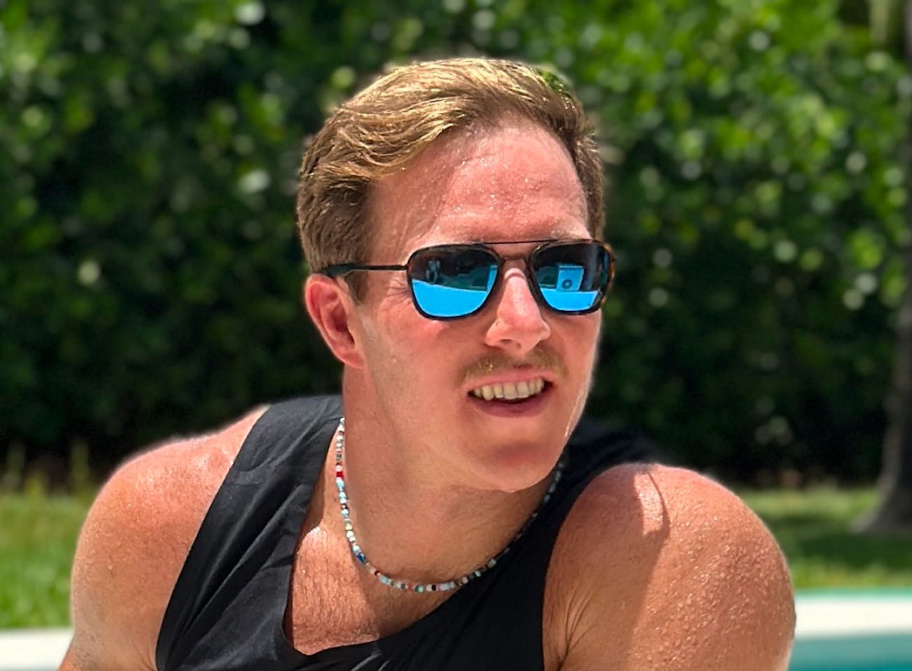 Man wearing Falcon Fusion sunglasses