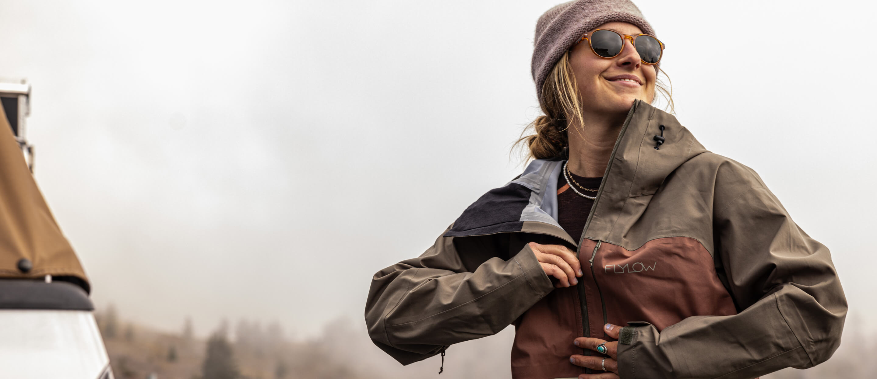 Woman wearing Alto Fusion Sunglasses