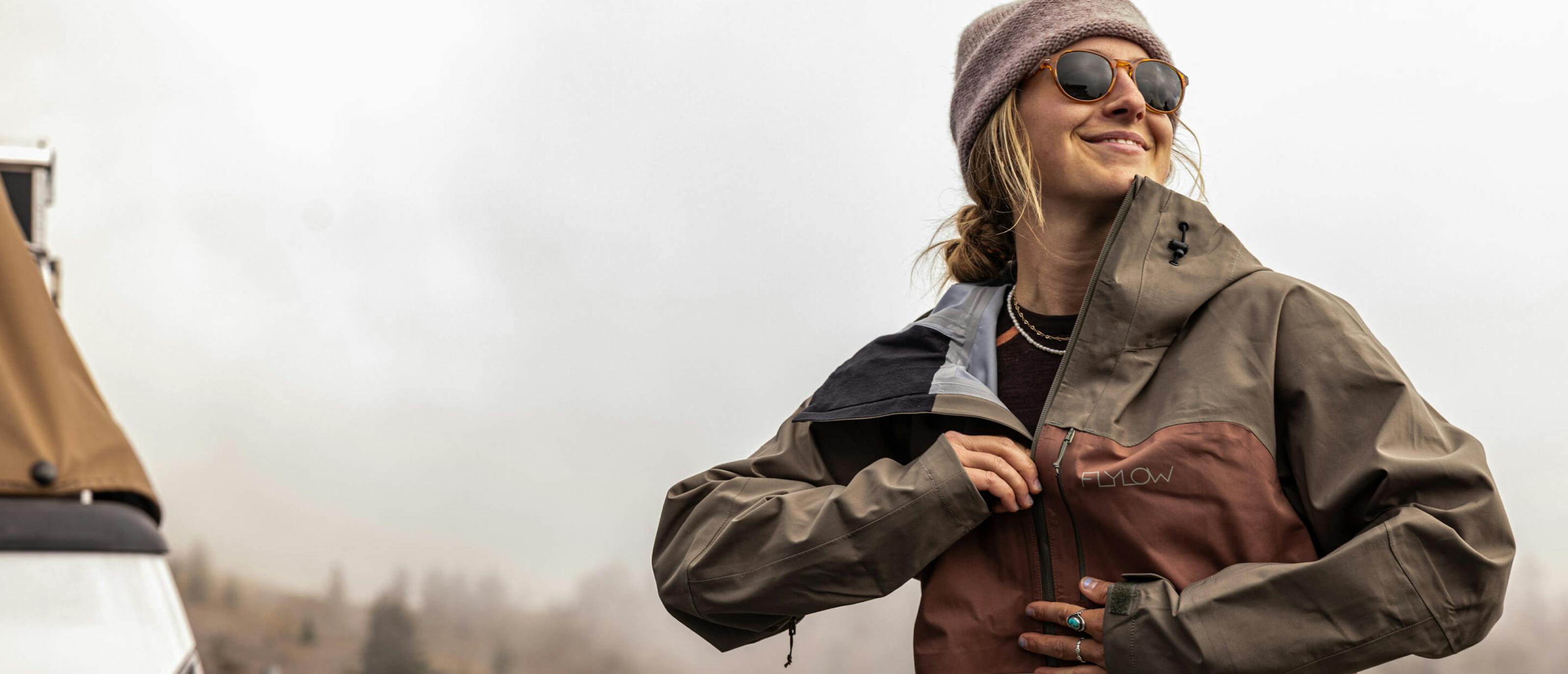Woman wearing Alto Fusion Sunglasses