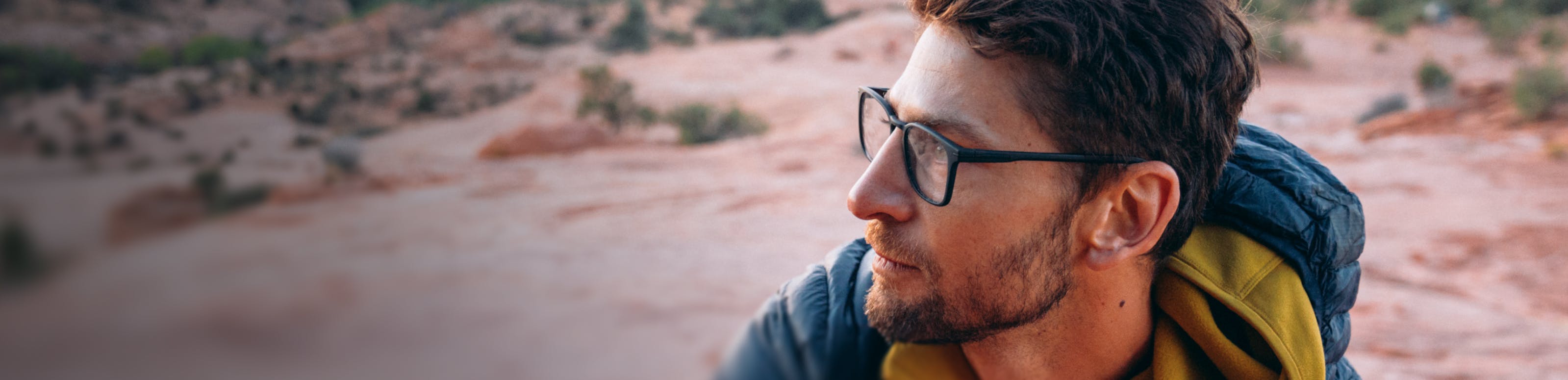 Man in ROKA eyeglasses