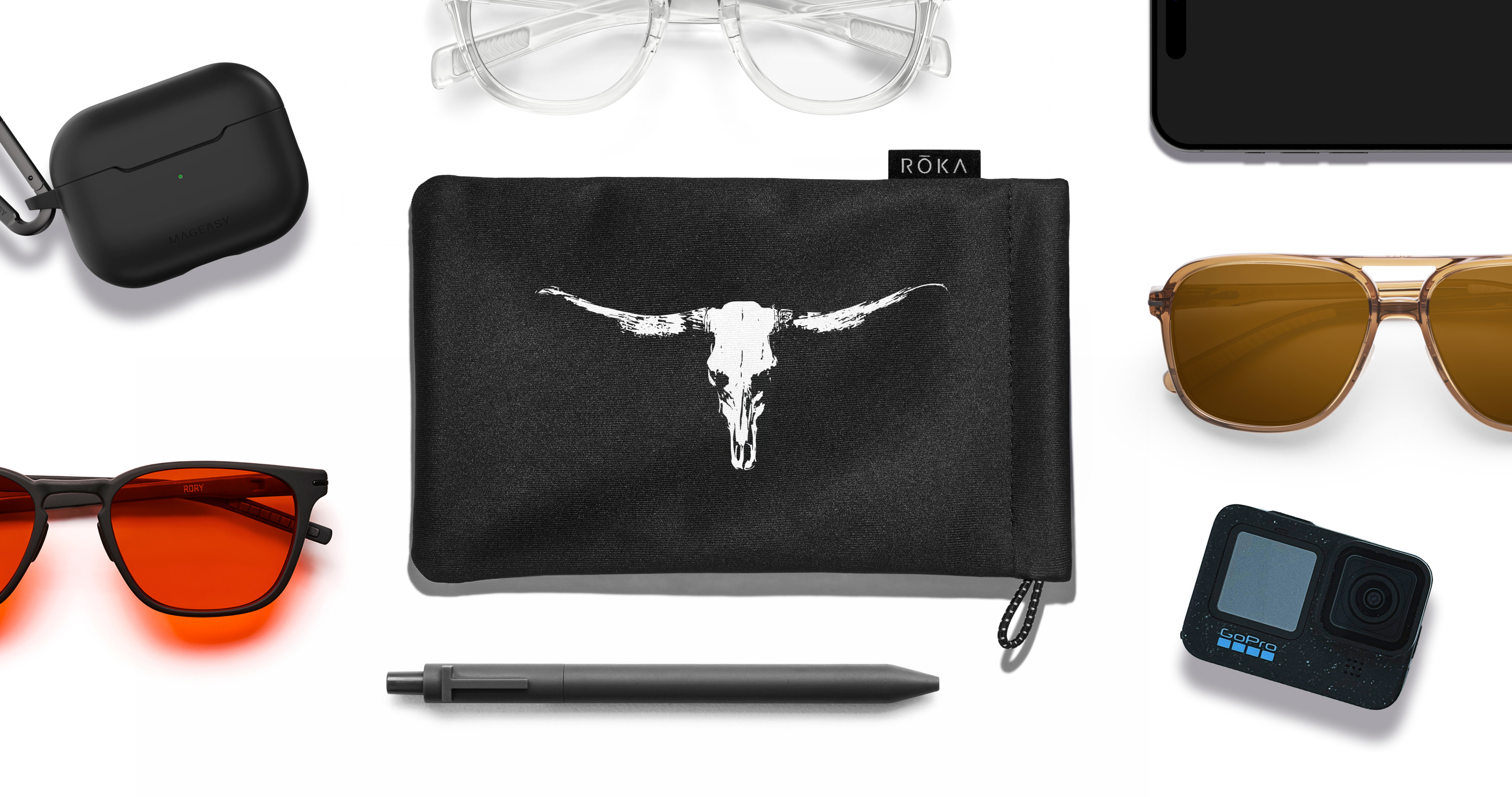 Longhorn bag and accessories