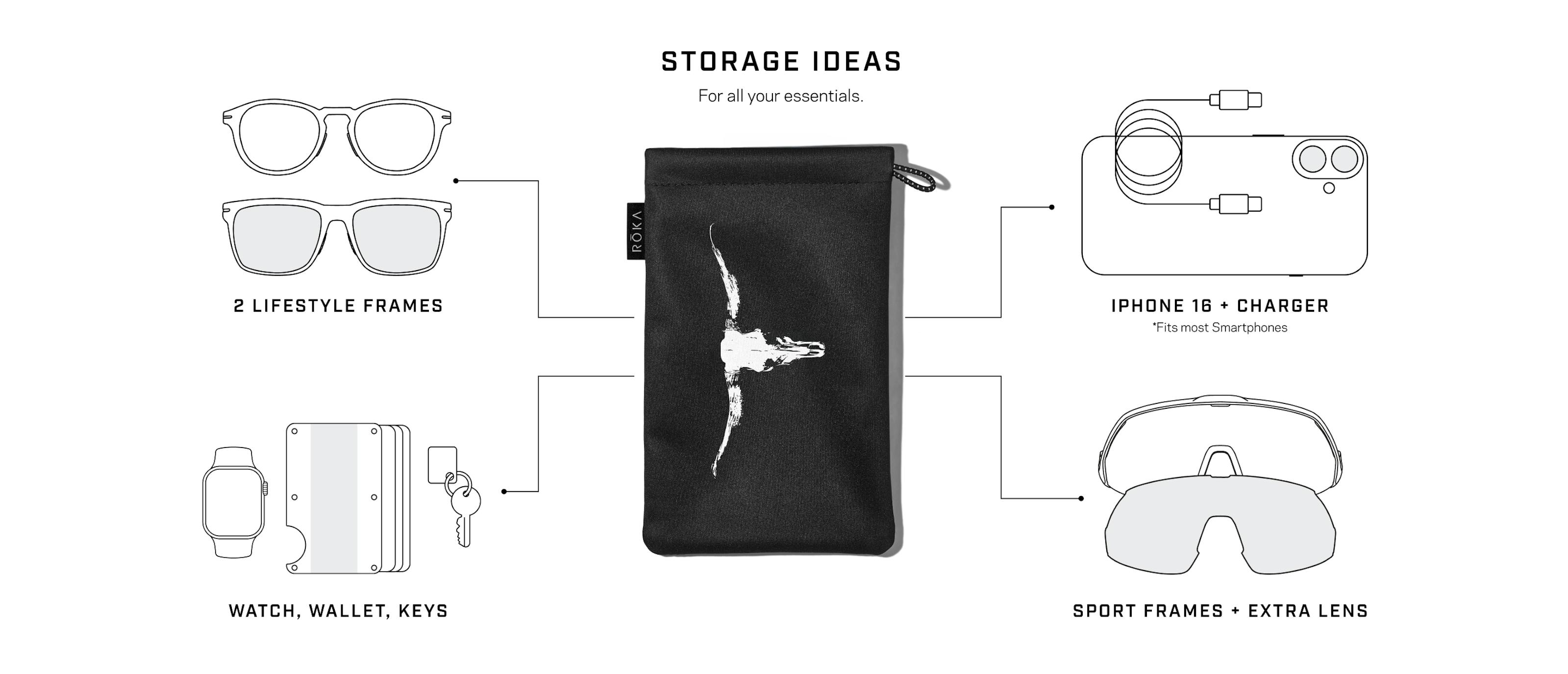 Longhorn bag and accessories