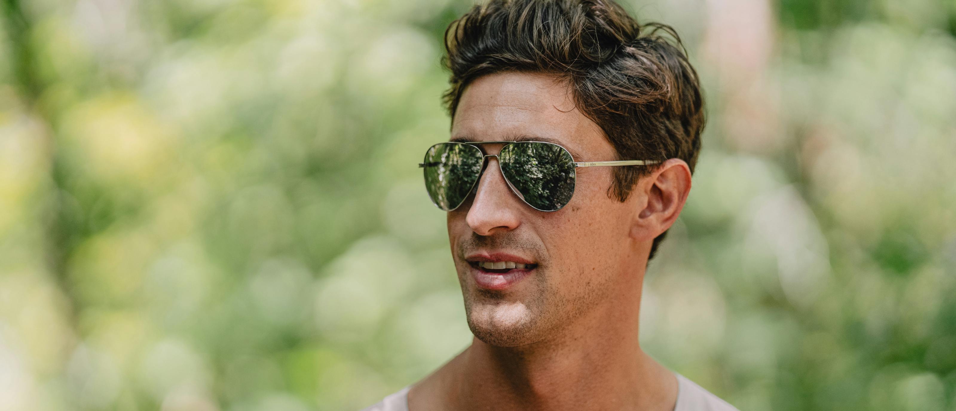 Man wearing Phantom sunglasses