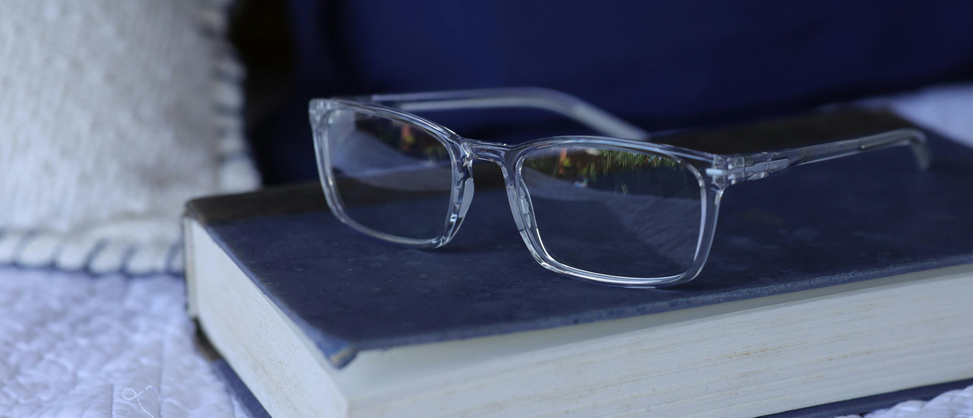 Palmer Eyeglasses and book
