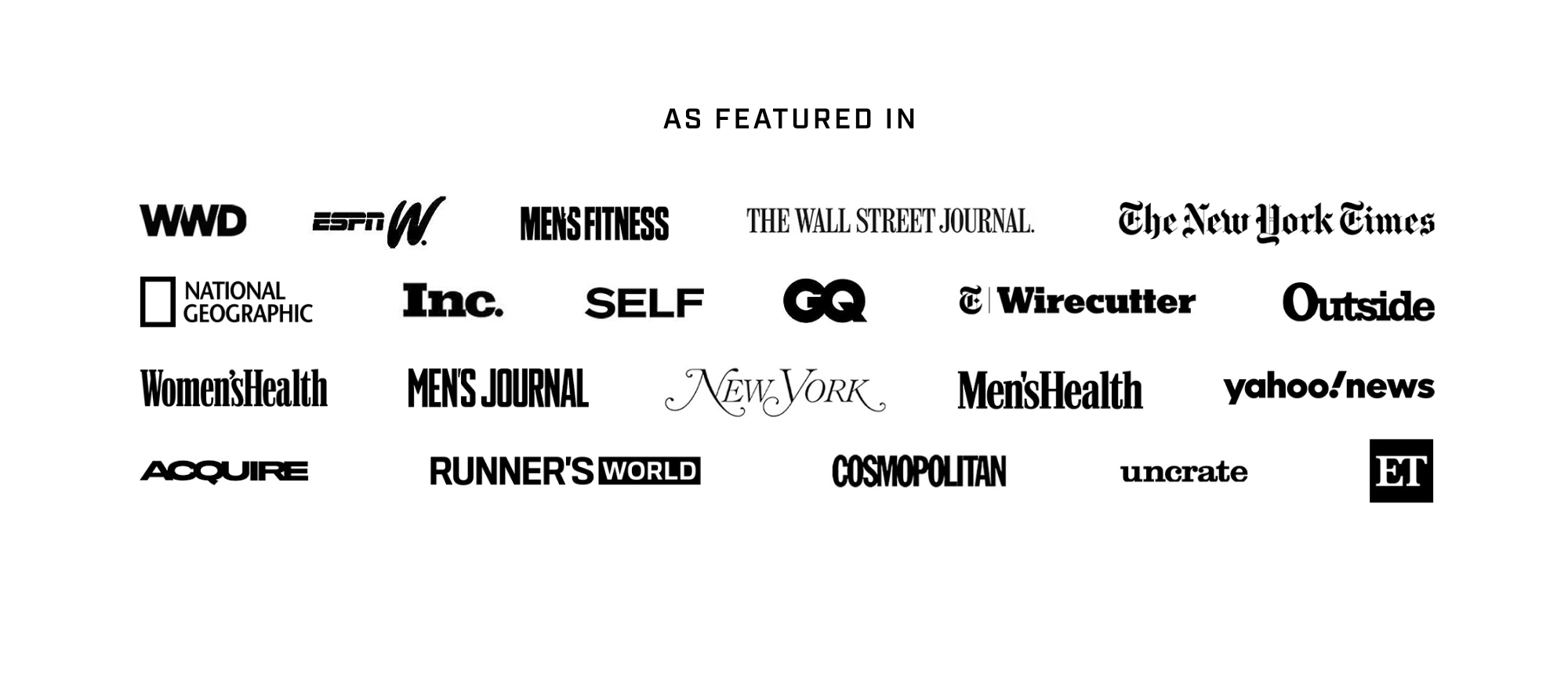 Press logos