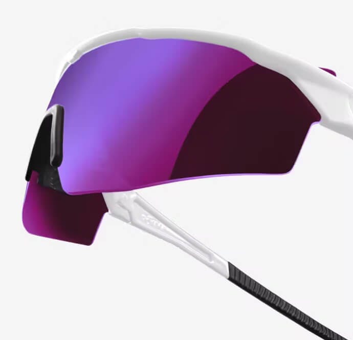 Purple shield sunglasses