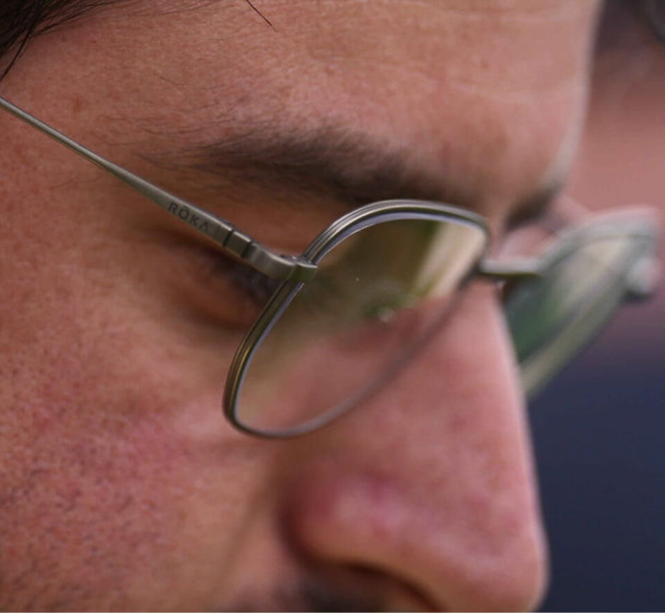 Man in Lyno Eyeglasses