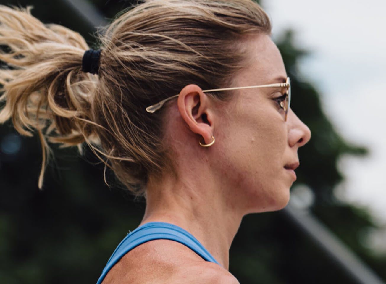 Woman in Lyno Eyeglasses